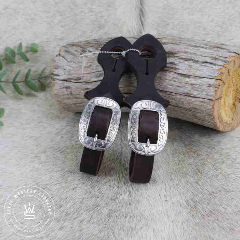 t3 weavers slobber strap w jw round buckle 11602.jpg