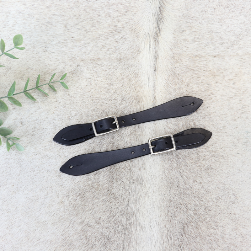 black economy spur straps